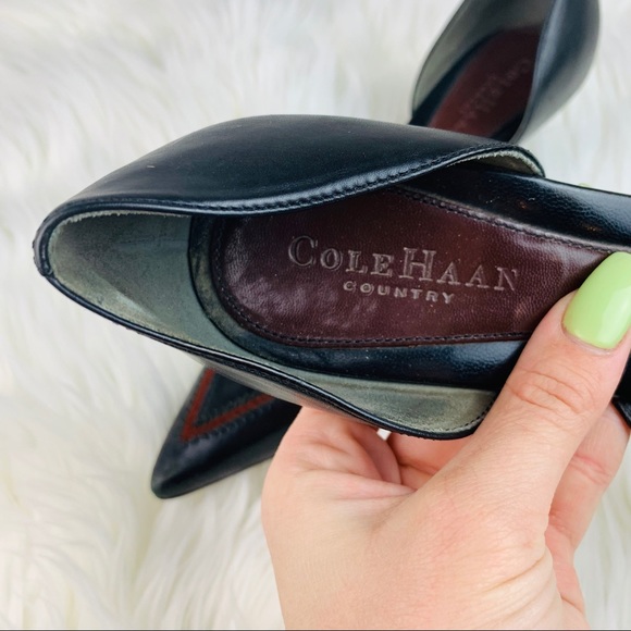 💰SALE Cole Hana Country Kitten Heel Vintage Heels - Picture 4 of 5